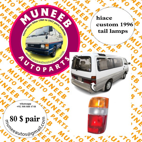 toyota hiace customs tail lamp