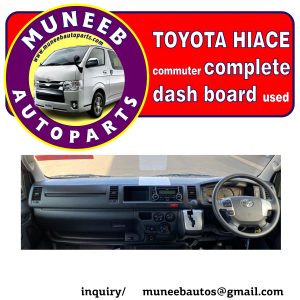 hiace commuter dashboard