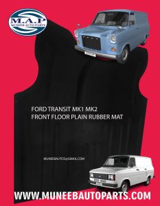 ford transit mk1 mk2 front floor rubber mat 