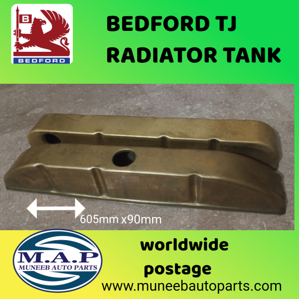 Bedford TJ radiator tank new brass